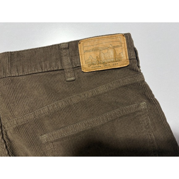 Patagoina Corduroy Pants Brown Organic Cotton Hiking Mens 33x32 (Act 33x30.5) - Picture 5 of 14